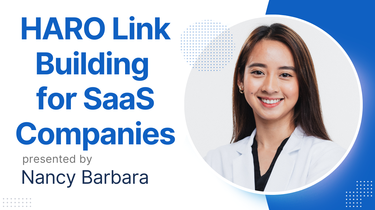 HARO Link Building for SaaS Companies